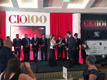 Dr. Luis Gutiérrez recibe el premio CIO 100